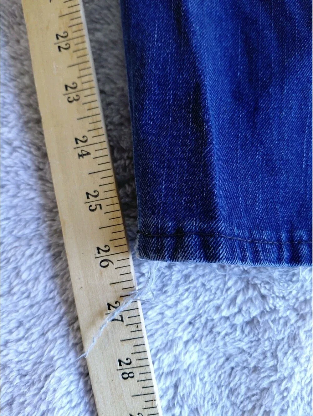 Levis 559 Jeans Mens 52x30 Blue Relaxed Fit Big & Tall Medium Wash